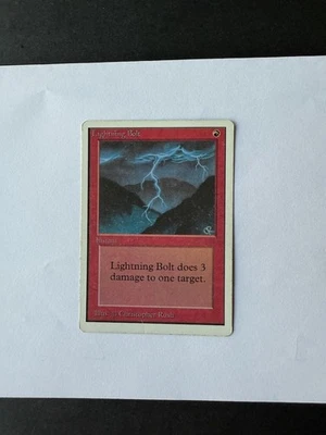 Magic the Gathering Lightning Bolt Unlimited Edition - Image 1 of 4