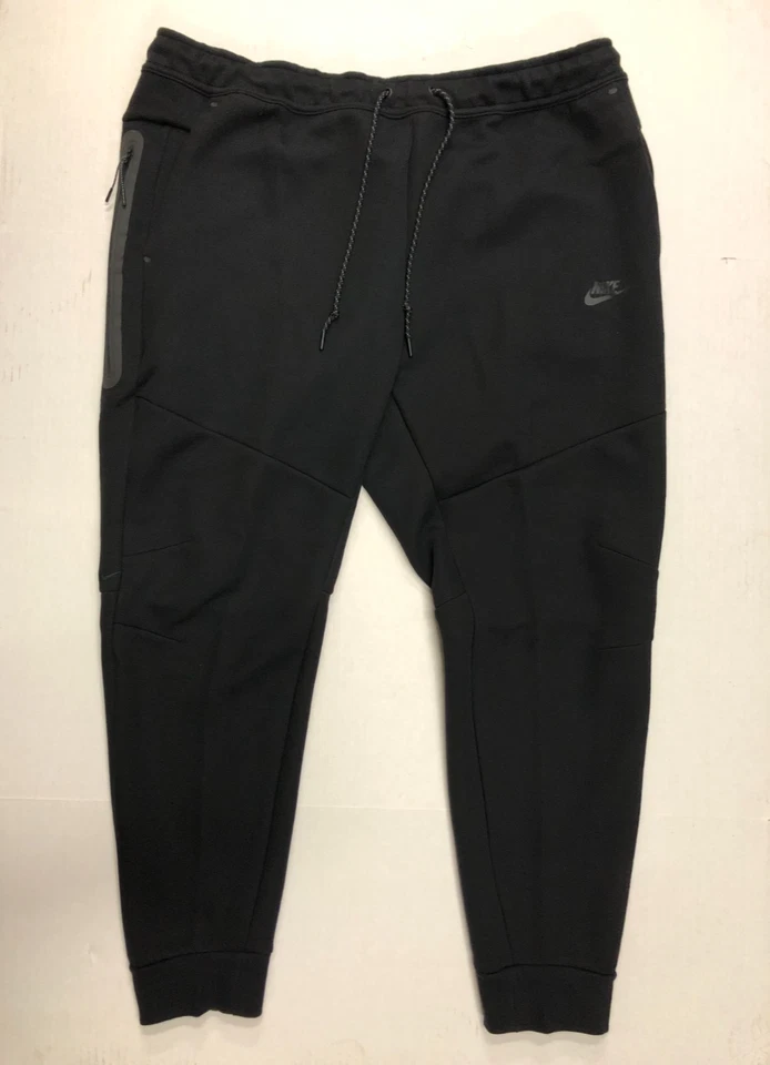 Nike Tech Fleece Joggers Black/Black HV0959-010 Mens Sz XXL