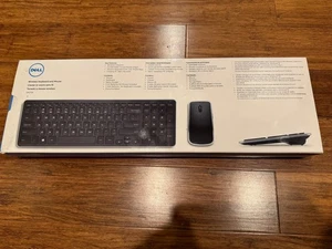 Genuine OEM Dell Wireless Slim ( Keyboard KM714 ) + ( Mouse WM514 ) + USB Dongle - Picture 1 of 4