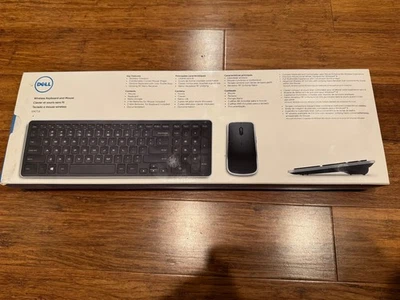 Genuine OEM Dell Wireless Slim ( Keyboard KM714 ) + ( Mouse WM514 ) + USB Dongle - Image 1 of 4