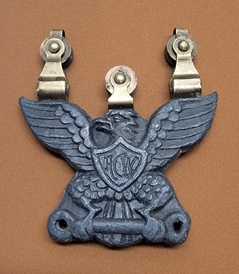 BRASS & LEAD FISHING Weight OR HOOK RETRIEVER, EAGLE VINTAGE MOTIF - Image 1 of 2