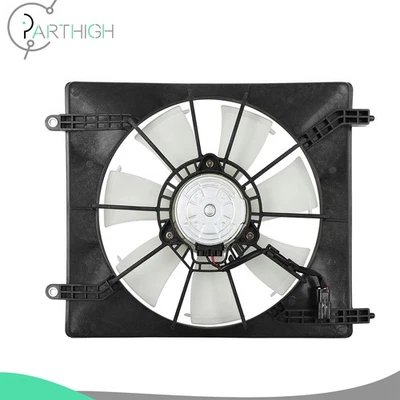 Conjunto de ventilador de refrigeração condensador AC elétrico para 2010-2012 Honda Odyssey - Imagem 1 de 4