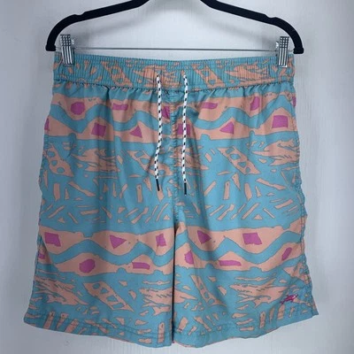 Maui And Sons Mens Large Board Shorts Swim Bottoms Trunks Abstract Aztec Aloha - Image 1 of 4