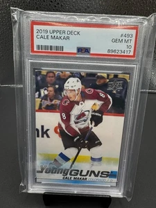 Cale Makar 2019-20 Upper Deck UD #493 Young Guns Rookie RC PSA 10 GEM MINT - Bild 1 von 2