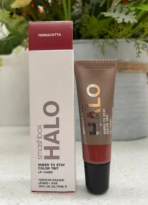 Smashbox Halo Sheer To Stay Color Tint ~ TERRACOTTA ~ 0.34 fl oz / 10 ml ~ NEW - Image 1 of 4