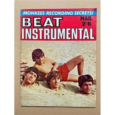 MONKEES BEAT INSTRUMENTAL MAGAZINE MARCH 1967 MONKEES COVER with more inside +ea - Image 1 of 2