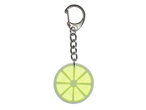 Limettenscheibe Lime Keychain Miniblings Charm Key Ring Green - Picture 1 of 4