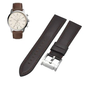 FS5350 22mm braunes Leder Uhrenarmband für Fossil - Bild 1 von 7