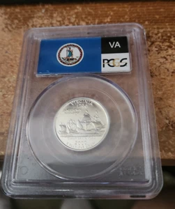 2000 s silver Virginia statehood quarter PCGS PR 69 DCAM (flag label) - Picture 1 of 2