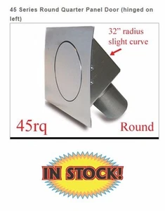 Hagan 45RQ - Round 45 Degree Fuel Filler Door - Slight Curved Face - Bild 1 von 3