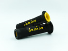 Domino Road Racing Black And Yellow A010 Motorcycle Grips To Fit Aiyumo Bikes