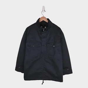 MHL MARGARET HOWELL Men's Black Heavyweight Oversized Fit Jacket Smock - Picture 1 of 5