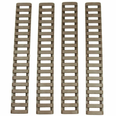 4PCs Heat Resistant Rifle Ladder Rail Cover for Picatinny/wea... Dark Tan - Image 1 of 4