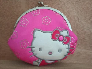 2005 Hello Kitty rosa Satinclip Kupplung 5,5 Zoll x 6 Zoll - Bild 1 von 9
