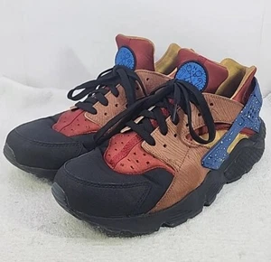 Nike Herren 10,5 Air Huarache Dark Cayenne Blue Spark Schwarz Campfire 704830-600 - Bild 1 von 12