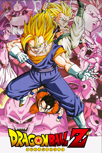 Dragon Ball Poster Buu Saga Gotenks Vegetto SSJ POSTER