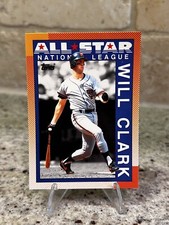 1990 Topps Tiffany Will Clark All-Star #397 Baseball Card