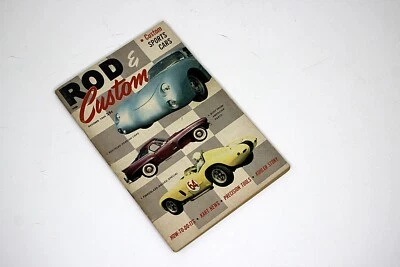ROD & CUSTOM Magazine October 1959 Custom Sports Cars - Image 1 of 2