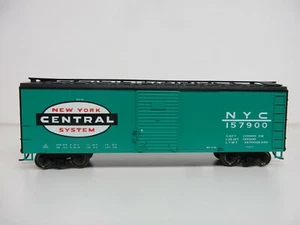 Bowser NEW YORK CENTRAL 40' Box auto porta singola set (auto assortite #'s) nuovo con scatola RTR - Foto 1 di 3
