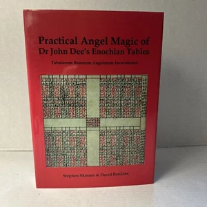 PRACTICAL ANGEL MAGIC OF DR JOHN DEE'S ENOCHIAN TABLETS Occult 1st Ed Signed Num - Picture 1 of 22