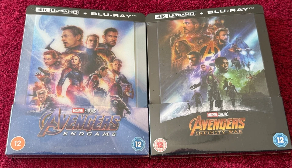 Avengers Infinity War Lenticular 4k Blu Ray Steelbook Zavvi