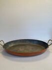 French Copper/tin Lined Au Gratin Pan Pre Owned