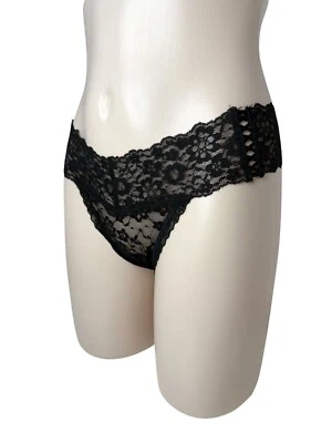 Victoria’s Secret String Tanga Slip Unterhose Höschen S 36 M 38 L 40 Schwarz NEU - Bild 1 von 4