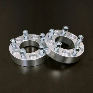 2pc 25mm (1") Hubcentric Wheel Spacers 5x115 / 5x4.53 | 71.5 Bore | 14x1.5 Studs - Picture 1 of 2