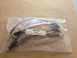 Aftermarket For 2003-06 Nissan 350Z Steel Braided Brake Lines NIS-1330 6676 - Picture 1 of 9
