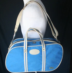 Borsone vintage LACOSTE by Lark in tela con borsone e palestra tennis - Foto 1 di 7