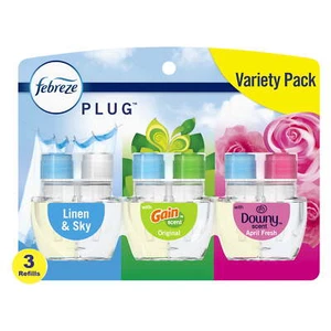 Febreze Plug In Air Freshener, Odor-Fighting Scented Oil Refill, Base Mix - Picture 1 of 17