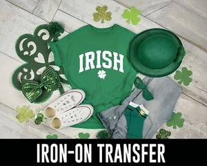 Transferencia irlandesa para planchar día de San Patricio, hágalo usted mismo, para ropa, tela - Imagen 1 de 2