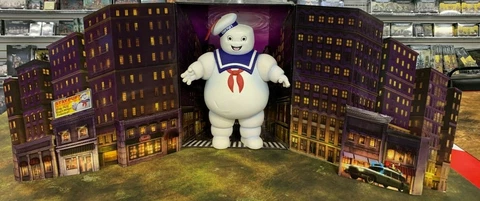 Ghostbusters Matty Collector "Stay Puft" Diorama SDCC 2011 Cover