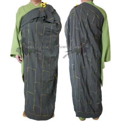 25 Colors Shaolin Temple Buddhist Monk Dress Kesa Robe Priest Cassock Suit - Image 1 of 4