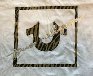 True Religion Horseshoe Logo Women’s T-Shirt, White, Size Medium - Picture 1 of 6