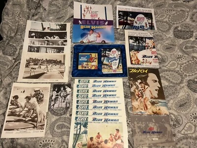 ELVIS PRESLEY BLUE HAWAII SUPER DELUXE CD/DVD BOX SET w/LOBBY CARDS, POSTERS - Image 1 of 4