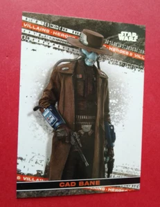 Star Wars Topps The Book Of Boba Fett Heroes & Villains C-1 3 Cade Bane - Foto 1 di 1
