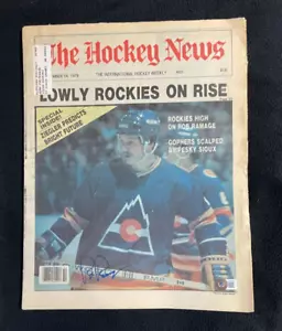Rob Ramage signiert Colorado Rockies Hockey Nachrichtenmagazin Beckett Echtheitszertifikat - Bild 1 von 1