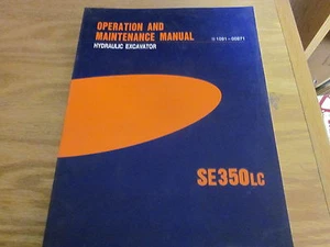 Volvo SE350LC Excavator Operation & Maintenance Manual - Picture 1 of 1