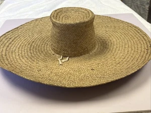 Sombrero Hawaiano 100% Lauhala De Colección - Papal’e 20.5” ~ Hecho a Mano Tejido en Hawai ~ LEER - Imagen 1 de 24