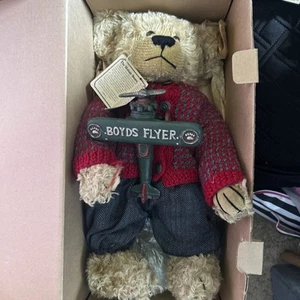 Boyds Bears Fillmore M. Bearington with Airplane Toy #900200 NIB - Imagen 1 de 9