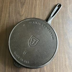 Field Company #8 Cast Iron Skillet 10"x10" Made In USA - Picture 1 of 8