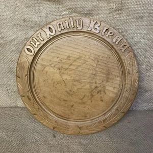 Round Bread Board - Our Daily Bread - Kitchenalia - Cottage - English - Antique - Picture 1 of 11