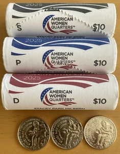 USA: American Women Quarters 2025, Stacey Park Milbern, Mint D + P + S - Bild 1 von 3