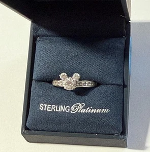 CRISLU Mickey Mouse Icon Ring Size 6 - Picture 1 of 8