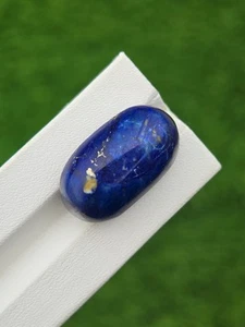 Cabujón de lapislázuli natural azul suelto sin tratar de Afganistán 35,36 quilates - Imagen 1 de 4