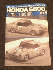 Coche de carreras Tamiya Honda S800 eléctrico RC escala 1/10 manual de montaje (C12B2) - Imagen 1 de 10
