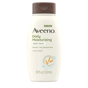 Aveeno Daily Moisturizing Body Wash for Dry & Sensitive 18 Fl Oz (Pack of 1) - Picture 1 of 9