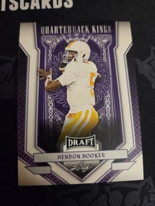 2023 Leaf Draft Football Quarterback Kings Hendon Hooker #91 Tennessee - Picture 1 of 2