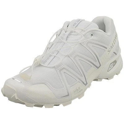 Salomon Speedcross 3 Bianco Argento Allenatori Moda Unisex - Immagine 1 di 4